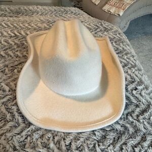 Free People Elegant Cream Women's Cowboy Hat